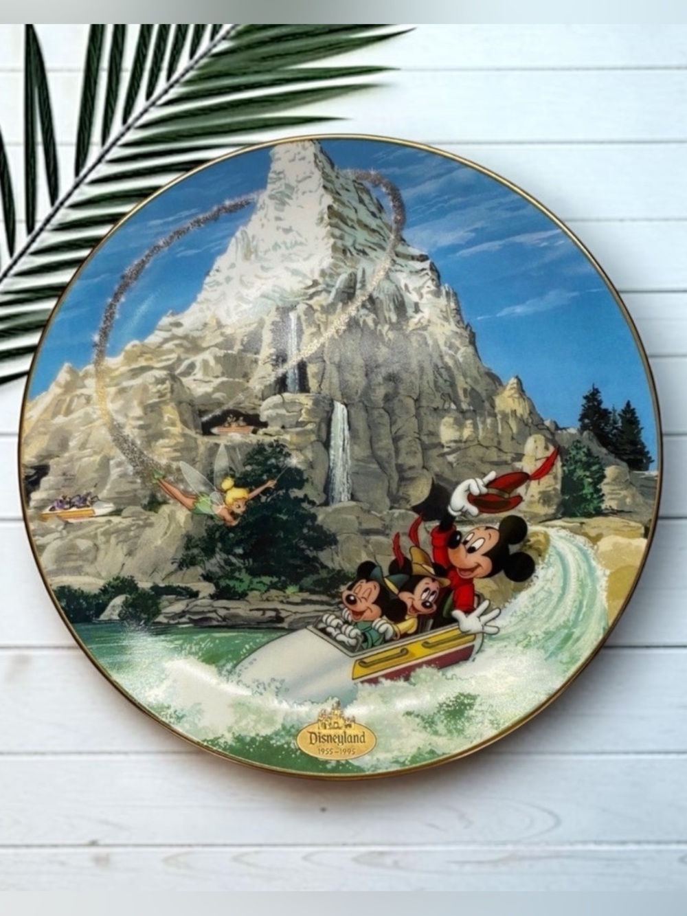 Disneyland 40th Anniversary Matterhorn Collector Plate Bradford Exchange 1996